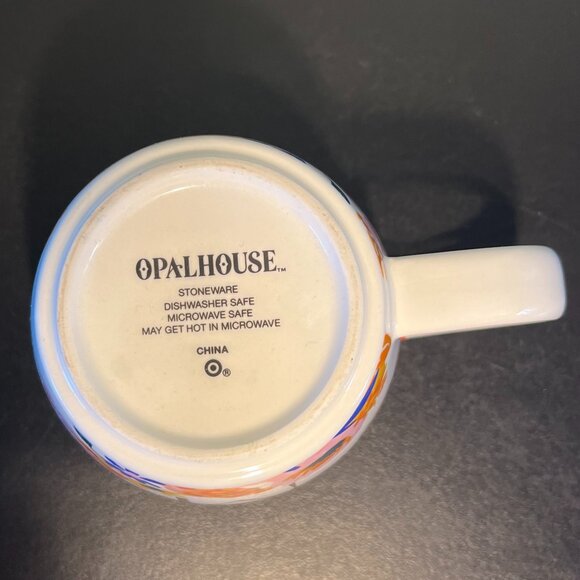 OPALHOUSE Floral Letter M Initial Monogram Wide-Mouth Ceramic Mug - Picture 5 of 6